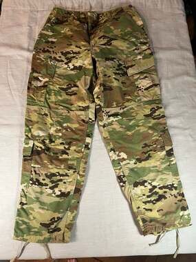 US Military OCP Scorpion W2 Army Combat Pants Large Regular Insect Shield